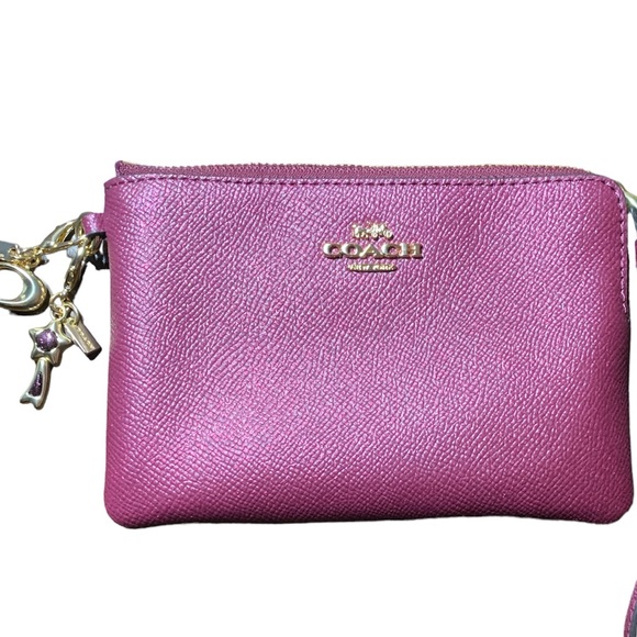 Coach Handbags - Coach Wristlet and Charms Set EUC